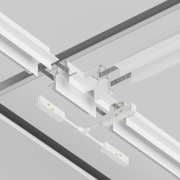 Угол-соединитель для магнитного шинопровода Maytoni Technical Magnetic track system Gravity TRA010CT-42W