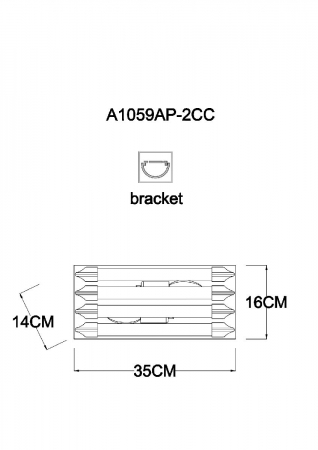 Arte Lamp A1059AP-2CC