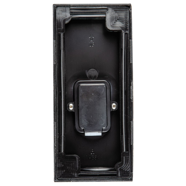 Уличный настенный светильник Uniel UUL-P52A 2х6W/GU10 IP65 BLACK UL-00010511