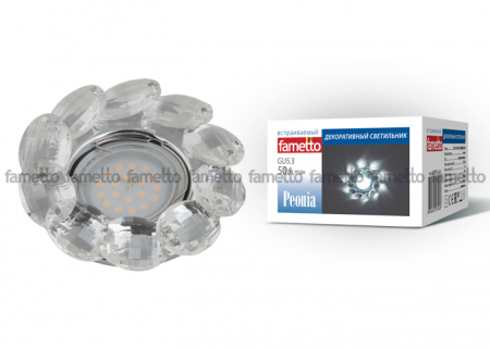 Fametto DLS-P114 GU5.3 CHROME/CLEAR