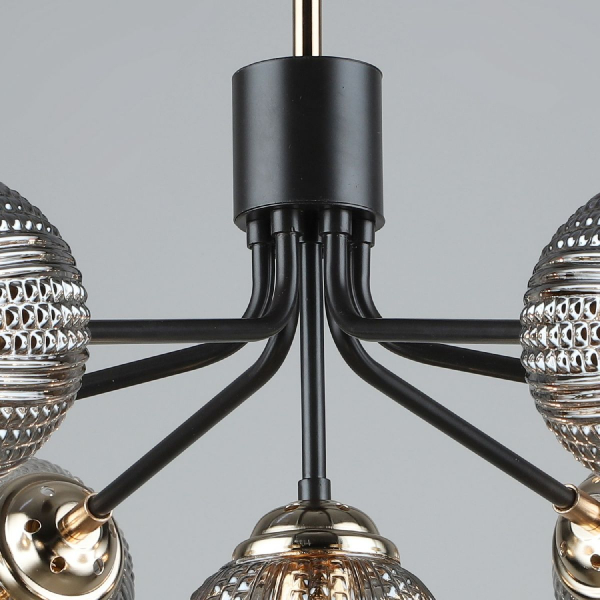 Люстра на штанге Reluce 05126-0.3-07 COFFEE+FGD