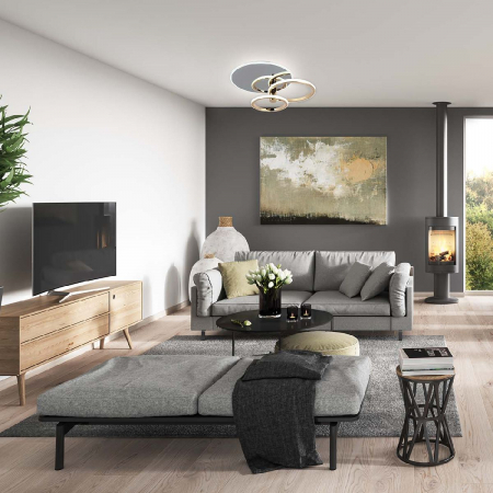 Escada 10213/2LED BL Chrome