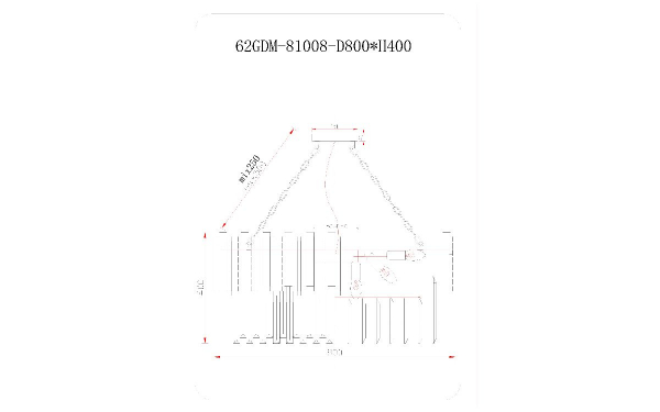 Подвесная люстра Garda Decor 62GDM-81008-800
