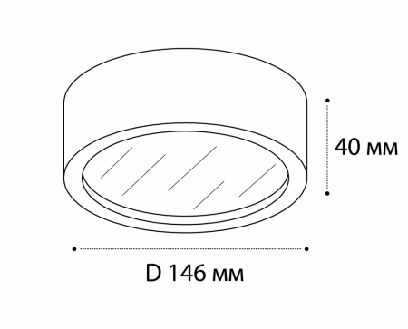 Italline M04-525-146 black 4000K