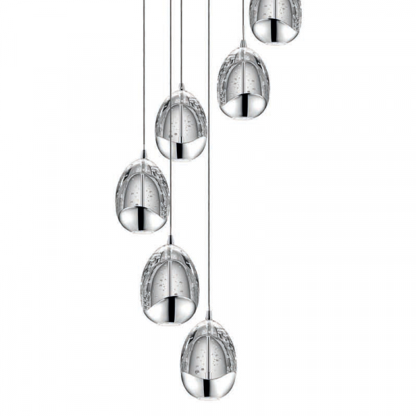 Подвесная люстра DeLight Collection Terrene MD13003023-7A chrome