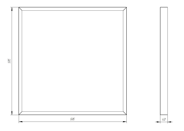 Светодиодная панель Эра SPO-910-9-65K-038 Б0051546