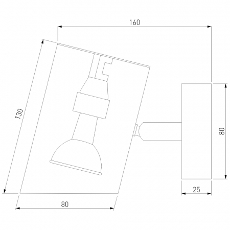 Eurosvet 70147/1 белый