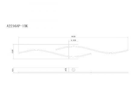 Arte Lamp A2216AP-1BK