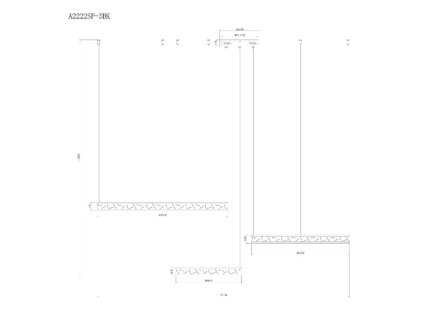 Подвесная люстра Arte Lamp Shine A2222SP-3BK