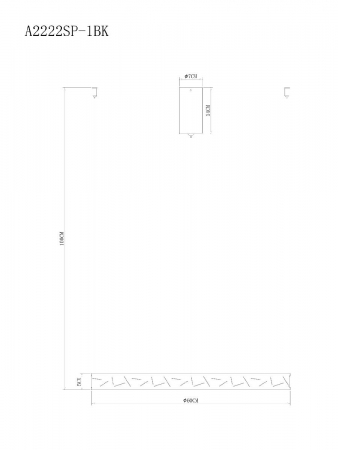 Arte Lamp A2222SP-1BK