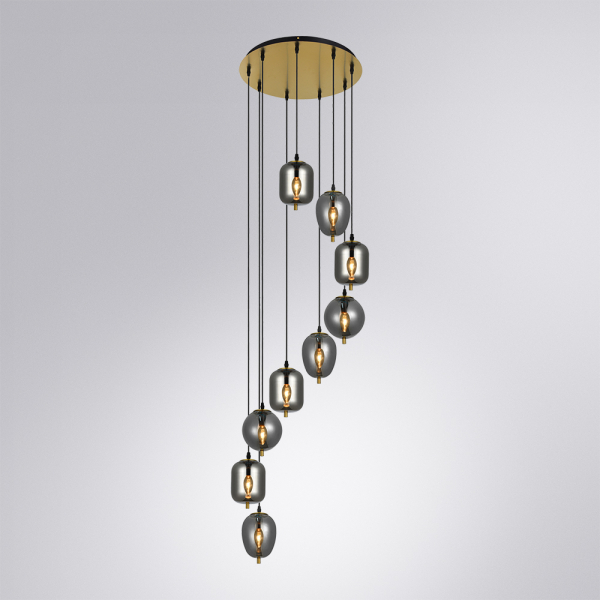 Каскадная люстра Arte Lamp Freddie A2231SP-9PB