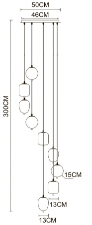 Arte Lamp A2231SP-9PB