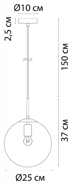 Подвесной светильник Arte Lamp Volare A1925SP-1GO