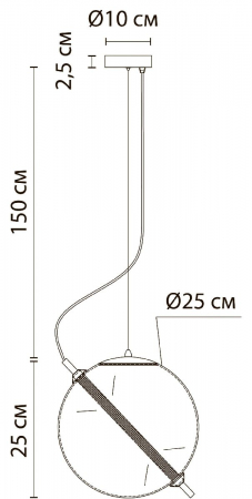 Arte Lamp A3225SP-1PB