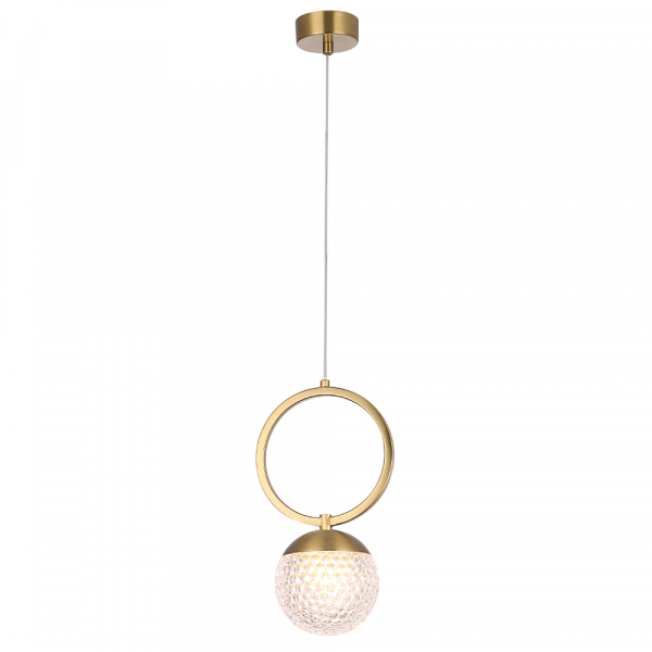 Подвесной светильник Crystal Lux CAROLINA SP1 V1 BRASS