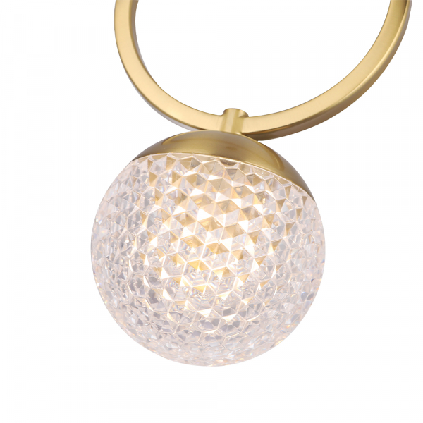 Подвесной светильник Crystal Lux CAROLINA SP1 V1 BRASS