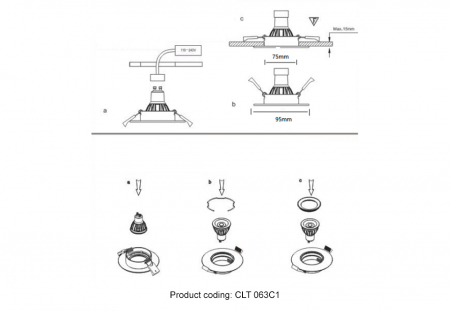 Crystal Lux CLT 063C1 BL