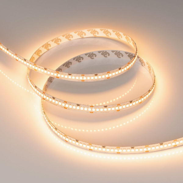 Светодиодная лента Arlight RT-A252-10mm 24V Warm2400 (11 W/m, IP20, 2835, 5m) (Arlight, 10 Вт/м, IP20) 028620(2)