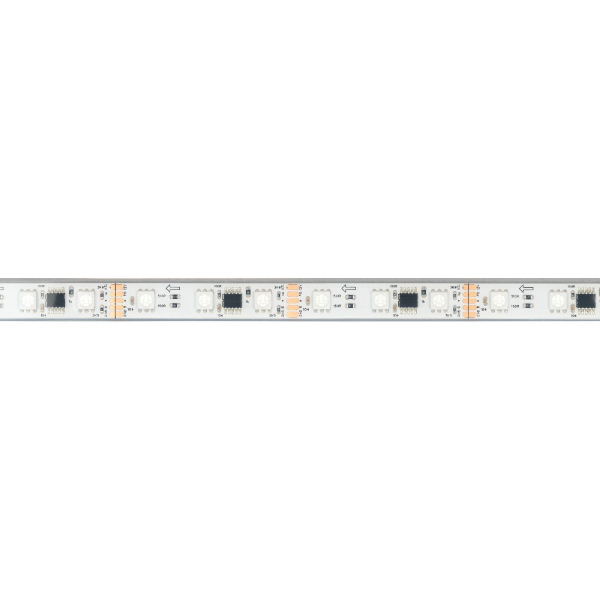 Светодиодная герметичная лента Arlight DMX-PFS-B60-12mm 12V RGB-PX3 (14 W/m, IP68, 5060, 5m) 039175