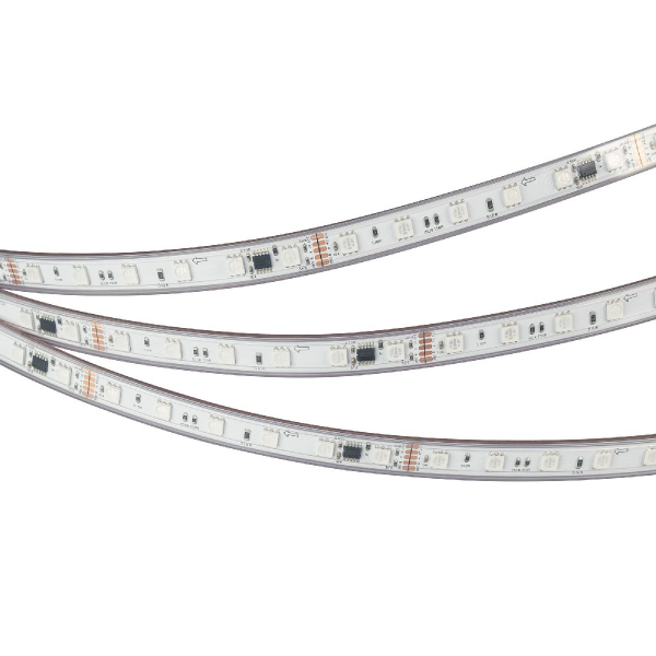 Светодиодная герметичная лента Arlight DMX-PS-B60-12mm 24V RGB-PX6 (14 W/m, IP67, 5060, 5m) 039182