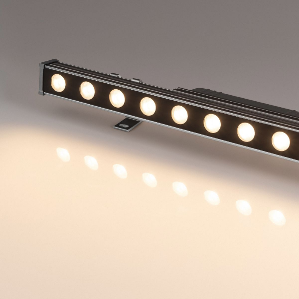 Линейный прожектор Arlight AR-LINE-500-12W Warm3000 (GR, 15x60 deg, 230V) 041726