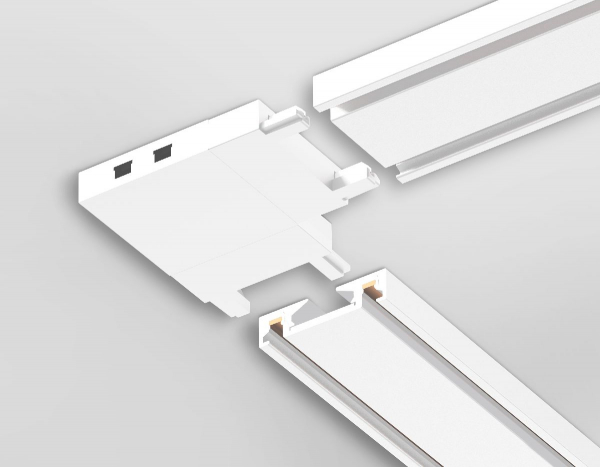 Коннектор угловой для шинопровода Ambrella Light Magnetic Ultra Slim Track System GV1113