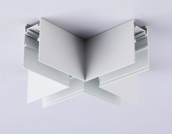 Коннектор X-образный для шинопровода Ambrella Light Magnetic Track System GL3375