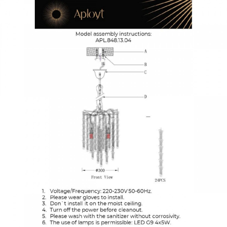 Aployt APL.848.13.04