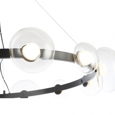 Crystal Lux BOSQUE SP12 BLACK/TRANSPARENT