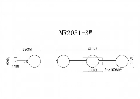 Myfar MR2031-3W