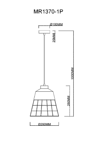 Подвесной светильник MyFar Hill MR1370-1P