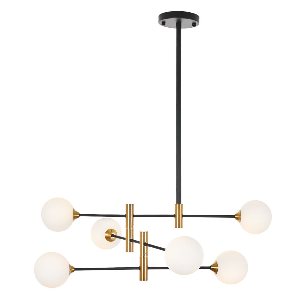 Люстра на штанге MyFar Rita MR1110-6C