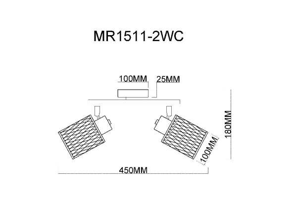 Спот MyFar Cathy MR1511-2WC