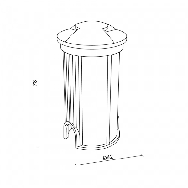 Ландшафтный светильник Maytoni Flash O044DL-L1S3K1
