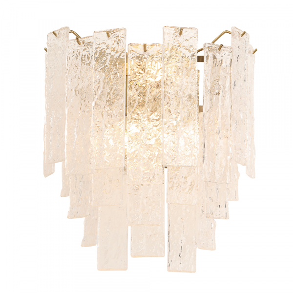 Настенный светильник Crystal Lux RICARDO AP3 BRASS