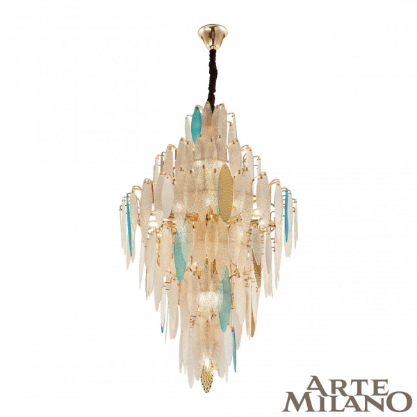 Подвесная люстра Arte Milano 1863B.D800.H1300.E14.25 G