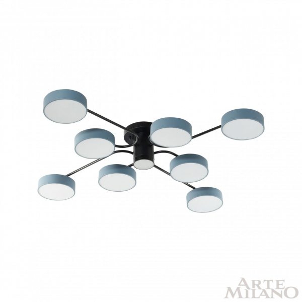 Потолочная люстра Arte Milano Ferrara 253039/8+1 Bk/Gr