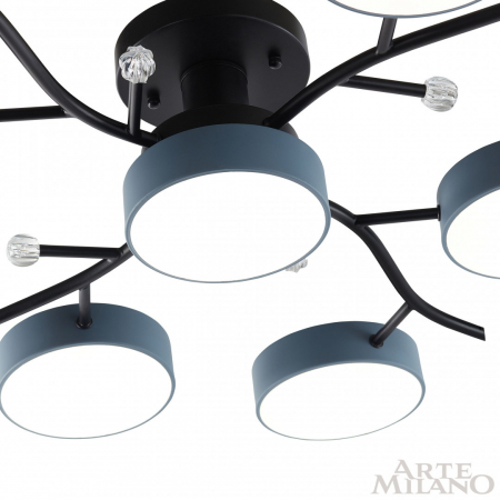 Arte Milano 256606/8+1 Bk/Gr