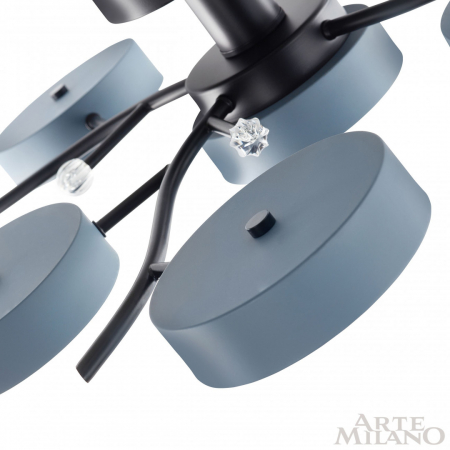 Arte Milano 256606/8+1 Bk/Gr