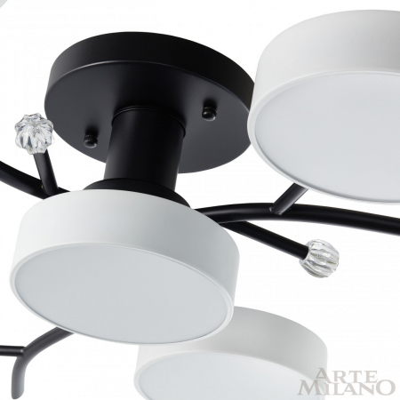 Arte Milano 256606/6+1 Bk/Wh