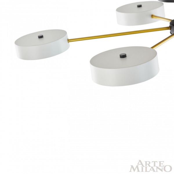 Потолочная люстра Arte Milano Ferrara 252006/6 Bk/Wh