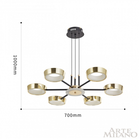 Arte Milano 271079/6 BK/GD