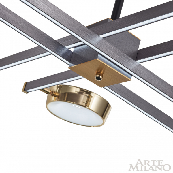 Люстра на штанге Arte Milano 271279/8 NI/GD