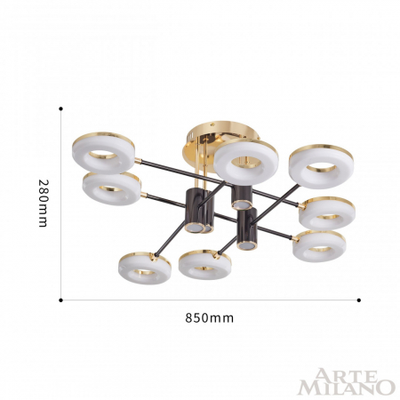 Arte Milano 271399/8 BK/GD