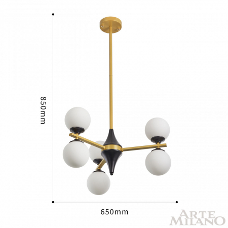 Arte Milano 271580/6 BK/GD