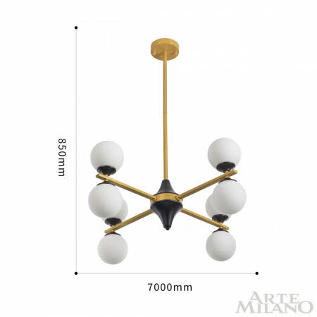 Arte Milano 271580/8 BK/GD