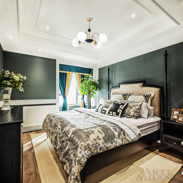 Люстра на штанге Arte Milano Napoli 312066/D700/4 BS/BK