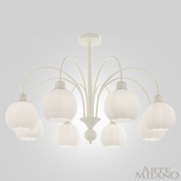 Люстра на штанге Arte Milano Napoli 315066/D800/8 IV
