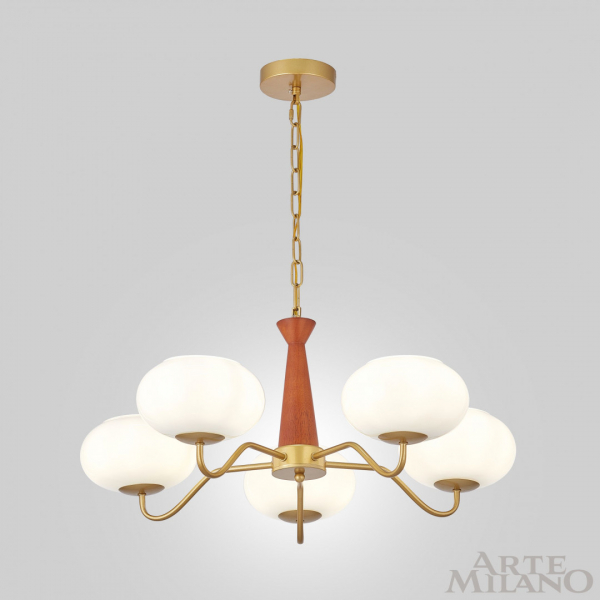 Подвесная люстра Arte Milano Napoli 310166/D680/5 BS/WD