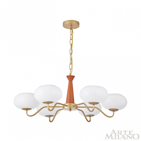 Подвесная люстра Arte Milano Napoli 310166/D780/6 BS/WD